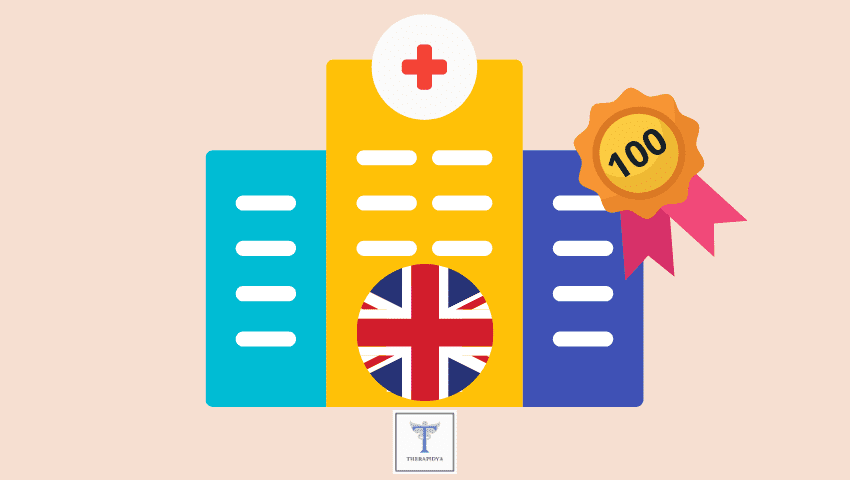 best 100 hospitals in UK therapidya