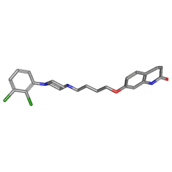 Abilify 5 mg 28 Tablets (Aripiprazole) Chemical Structure (3 D)