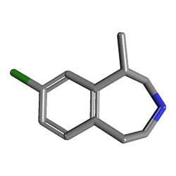 Belviq 10 mg 60 Tablets (Lorcaserin) Chemical Structure (3 D) Belviq 10 mg 60 Tablets (Lorcaserin) Chemical Structure (3 D)