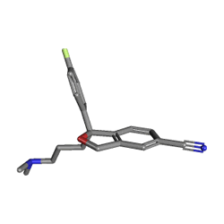 Cipralex 10 mg 56 Tablets (Escitalopram) Chemical Structure (3 D)