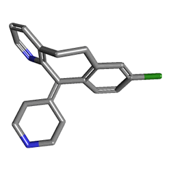Deloday 5 mg 20 Tablets (Desloratadine) Chemical Structure (3 D)