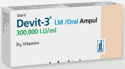 Devit-3 Ampoule 300 000 IU/ml IM 1 ампула
 Цена в Турция