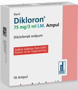 Dichloron 75 mg IM 10 Ampoule (интрамускулна инжекционна игла)
 Цена в Турция