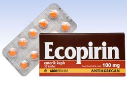 Ecopirin 100mg 30 Tablets
 Price in Turkey