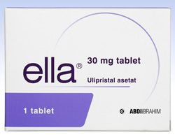 Ella 30 mg 1 Tablet (morning after pill)
 Price in Turkey
