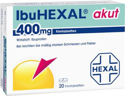 Цена IbuHEXAL острая 400 мг в Германии 2023
