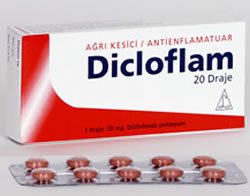 Диклофлам Болкоуспокояващо 50 мг 20 табл
 Цена в Турция