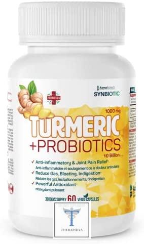 AzmaBiotech Supplément probiotique de curcuma Examen et prix au Canada