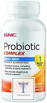 Probiotic Complex Daily Need avec 1 milliard d’UFC | 100 gélules by GNC. | Reseña | Precios en Estados Unidos