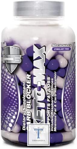 « NDS Nutrition Keto-Max | Complément alimentaire bloquant les glucides et les graisses avec chrome – Brûleur de graisse sans stimulant pour un corps plus tonique et en forme – 90 capsules » | Revue | Prix aux États-Unis