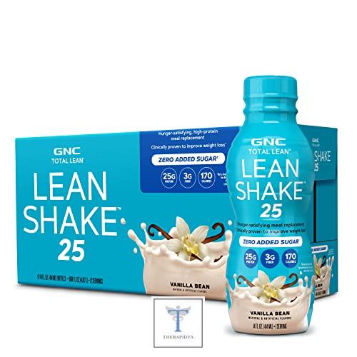 « GNC Total Lean Lean Shake with 25g of protein and vanilla flavor, 12 servings. » – « GNC Total Lean Lean Shake. » | Reseña | Precios en Estados Unidos