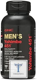 GNC Men’s Yohimbe 451. | Reseña | Precios en Estados Unidos
