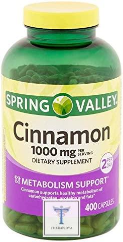 Brand: Spring Valley
Product name: Cannelle 1000 Mg 400 Gélules Examen et prix au Canada