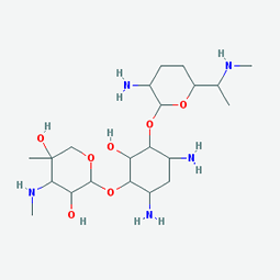 Gentagut Drops 0.3% 5 ml () Chemical Structure (3 D)