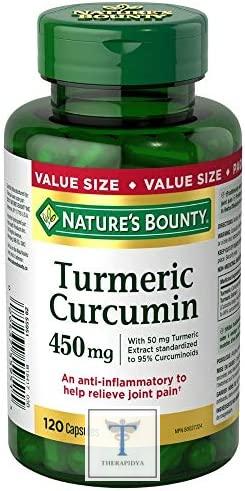 Nature’s Bounty Pilules de curcumine curcuma Examen et prix au Canada