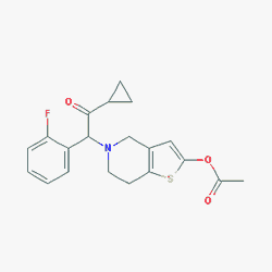Effient 10 mg 28 Tablets (Prasugrel) Chemical Structure (2 D)