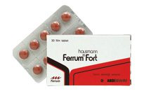 Ferrum Hausmann Fort 100 mg 30 Dragee
 Price in Turkey