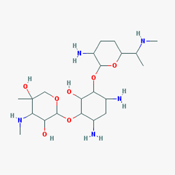 Gentagut Drops 0.3% 5 ml () Chemical Structure (2 D)