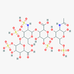 Heparin Sodium Panpharma 10 Vials (Heparin) Chemical Structure (2 D)