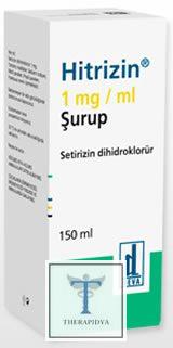 Hitrizine Syrup 150 ml
 Price in Turkey