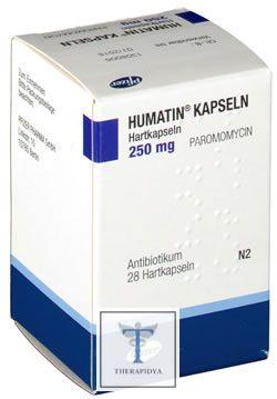 Humatine 250 mg 16 Capsules
 Price in Turkey