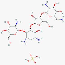 Humatine 250 mg 16 Capsules (Paromomycin) Chemical Structure (2 D)