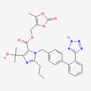 Hypersar 20 mg 28 Tablets (Olmesartan Medoxomil) Chemical Structure (2 D)