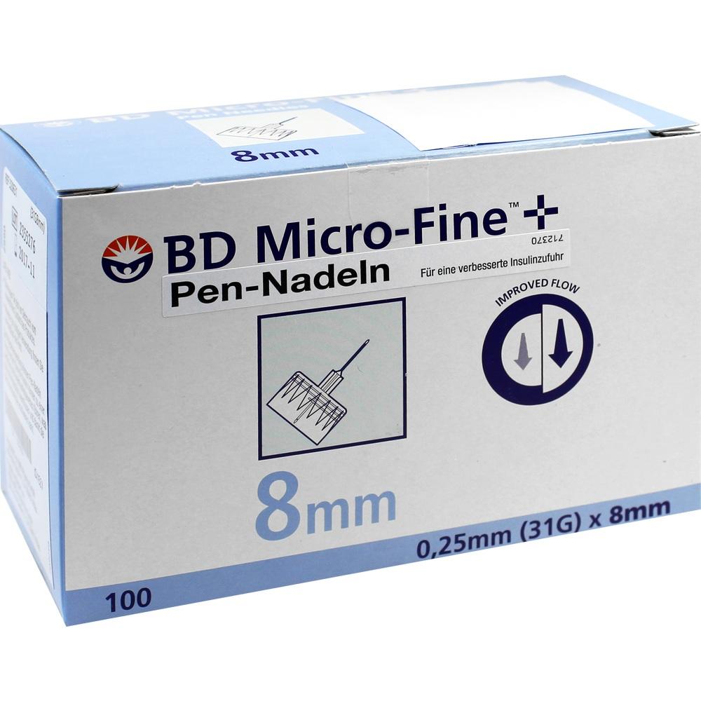 BD MICRO-FINE+ 8 Pen-Nadeln 0,25x8 mm