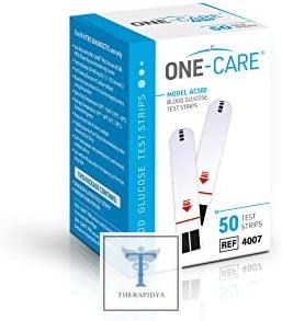 MediVena ONE-CARE glucose test strips (50 count) for use with ONE-CARE glucose monitors – diabetic blood sugar monitoring, box of 50. | Revue | Prix aux États-Unis