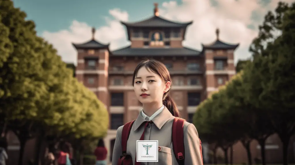 Çin'de hemşire öğrencisi