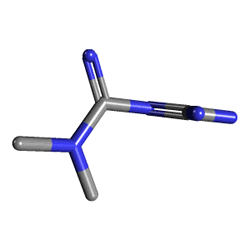 Матофин 500 мг 100 XR таблетка (метформин) Химическая структура (3 D)