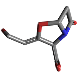 Аугментин Бид 1000 мг 14 таблеток () Химическая структура (3 D)
