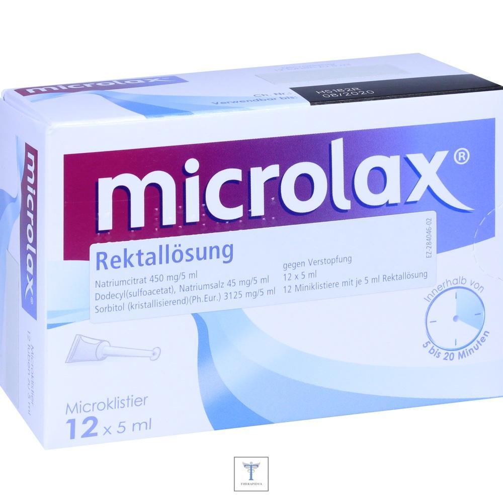 Microlax Sol Price of Microlax rectal solution in Germany 2023 | Therapidya