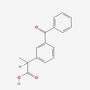 Bi-Profenid 150 mg 10 Tabletten () Chemische Struktur (2 D)