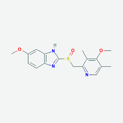 Нексиум 40 мг 28 таблеток (эзомепразол) Химическая структура (2 D)