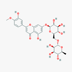 Дафлон 500 мг 60 таблеток (Диосмин) Химическая структура (2 D)