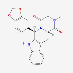 Lifta 20 mg 4 comprimés (Tadalafil) Structure chimique (2 D)